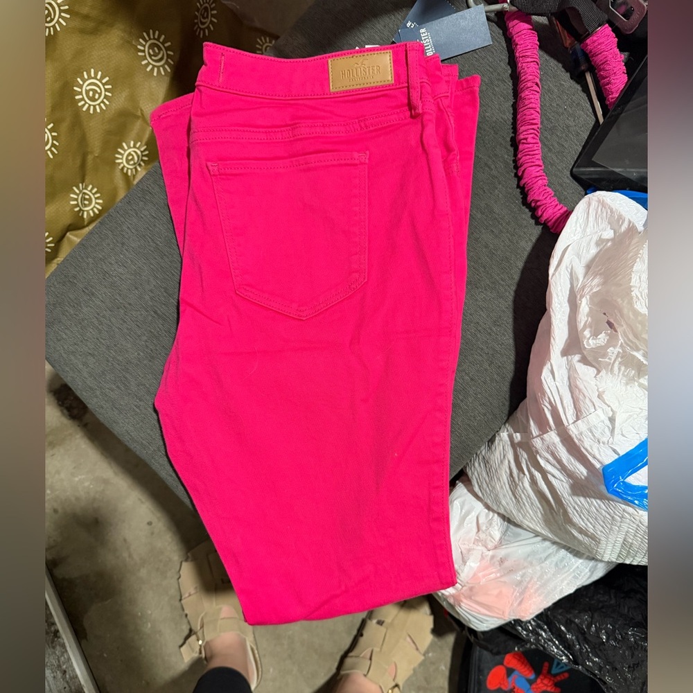 Hollister Bright Pink Jeans